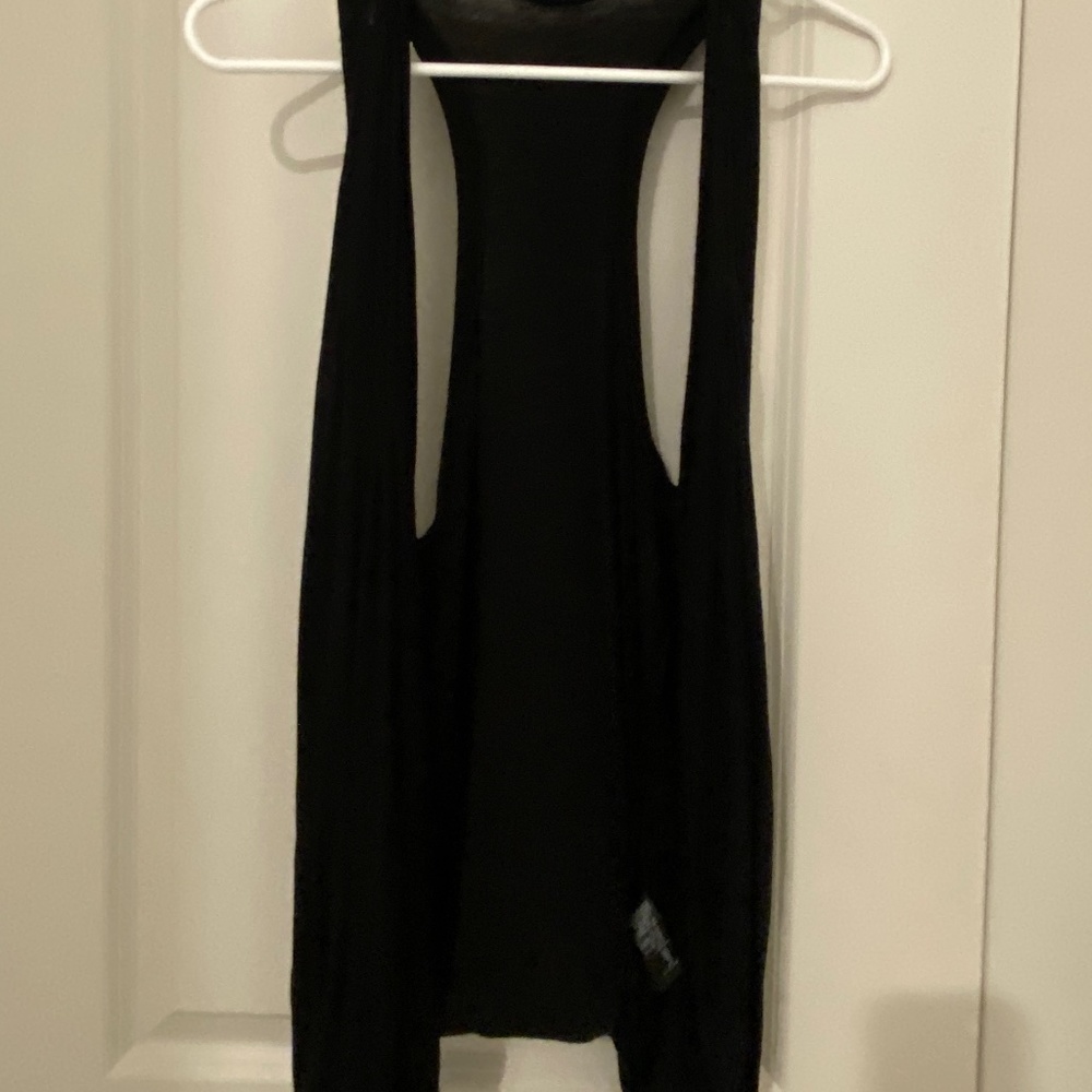 Nordstrom black cotton vest